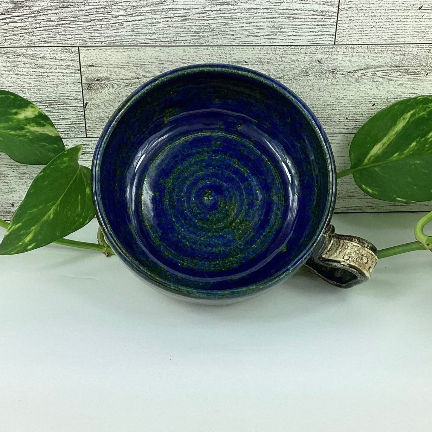 Blue Soup Bowl