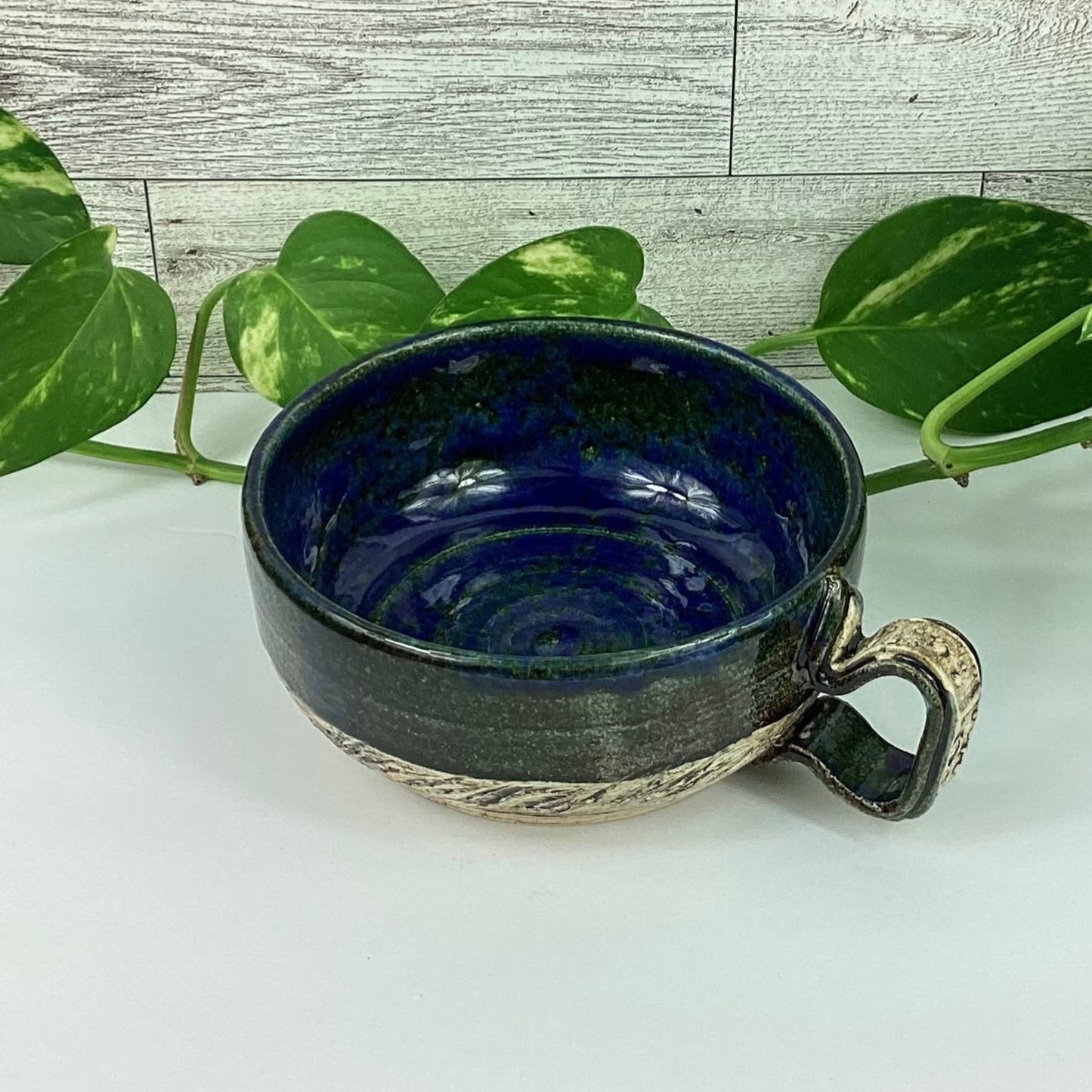 Blue Soup Bowl