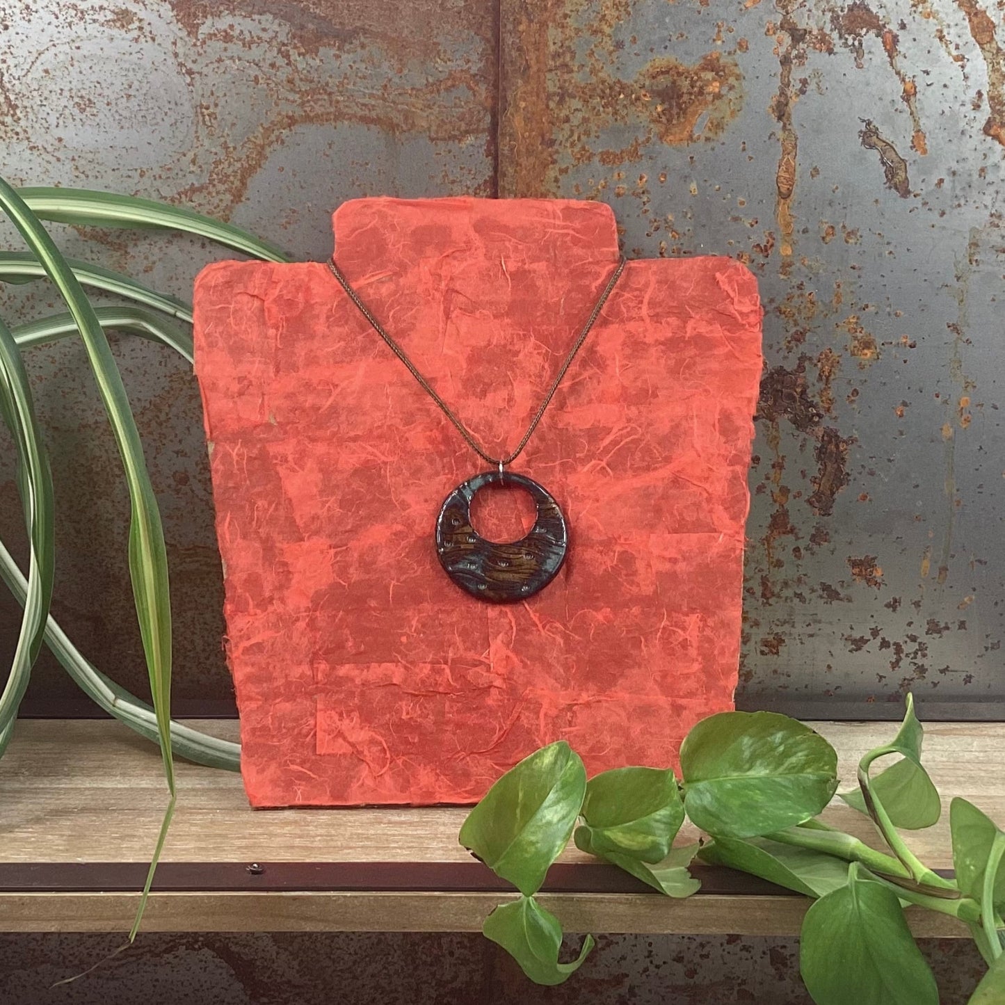 Stoneware Cutout Pendants