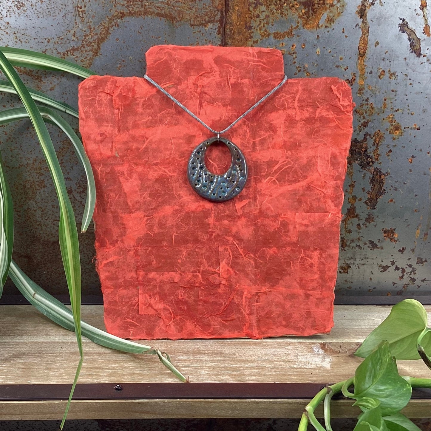 Stoneware Cutout Pendants