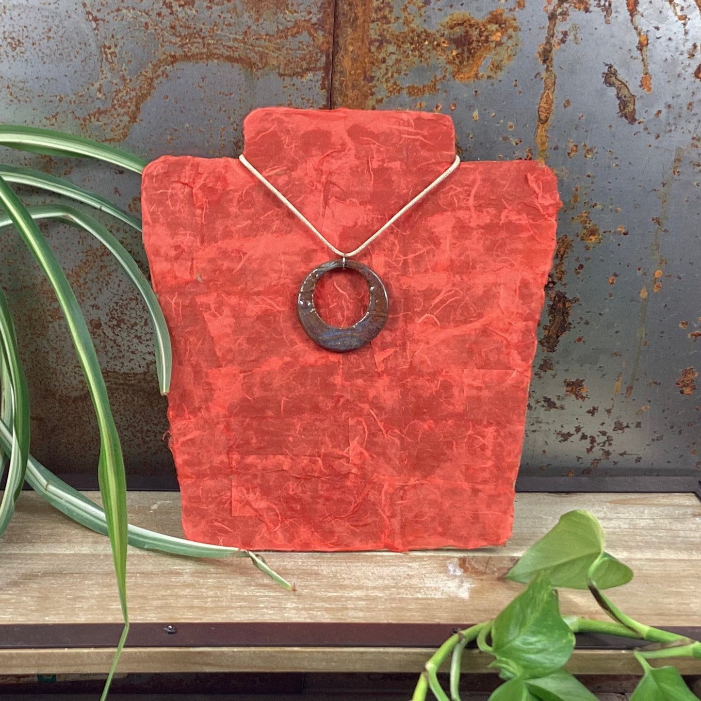 Stoneware Cutout Pendants