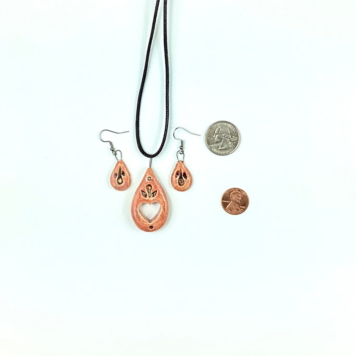 Petals Necklace and Earring Set