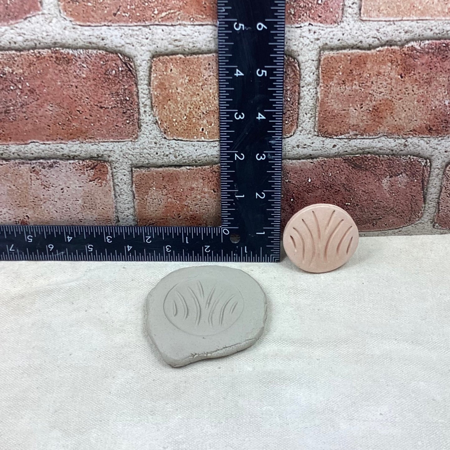 Medium Round Bisque Stamps