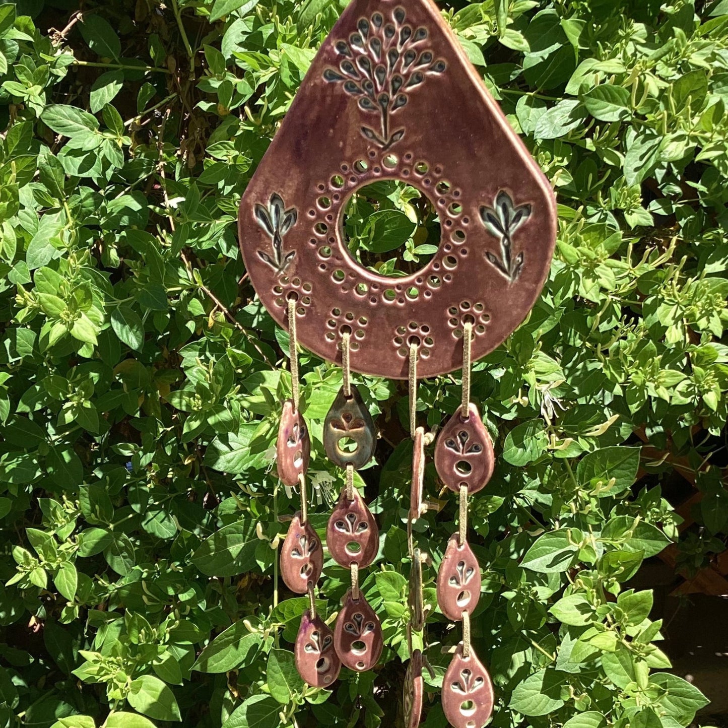 Lavender Plum Wind Chime