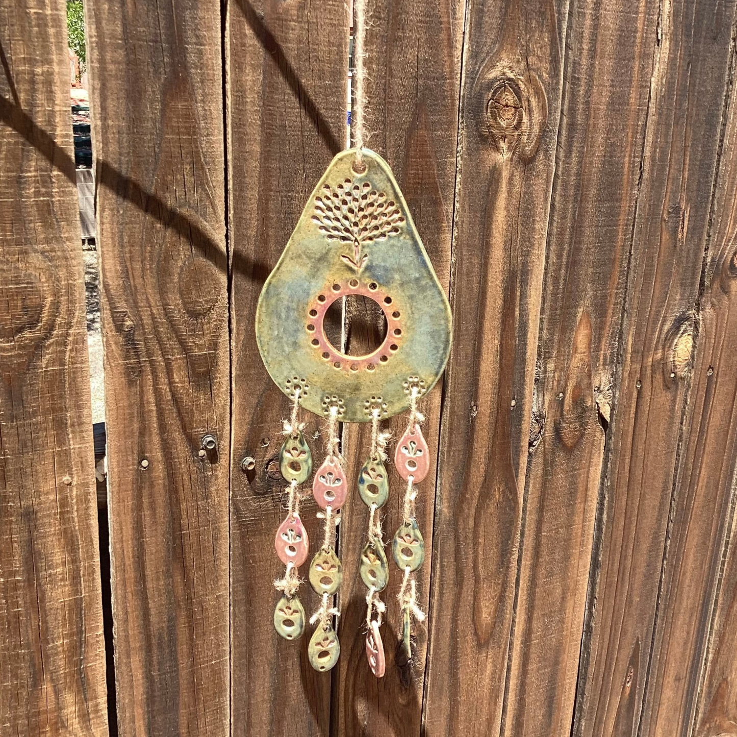 Peacock Flower Wind Chime